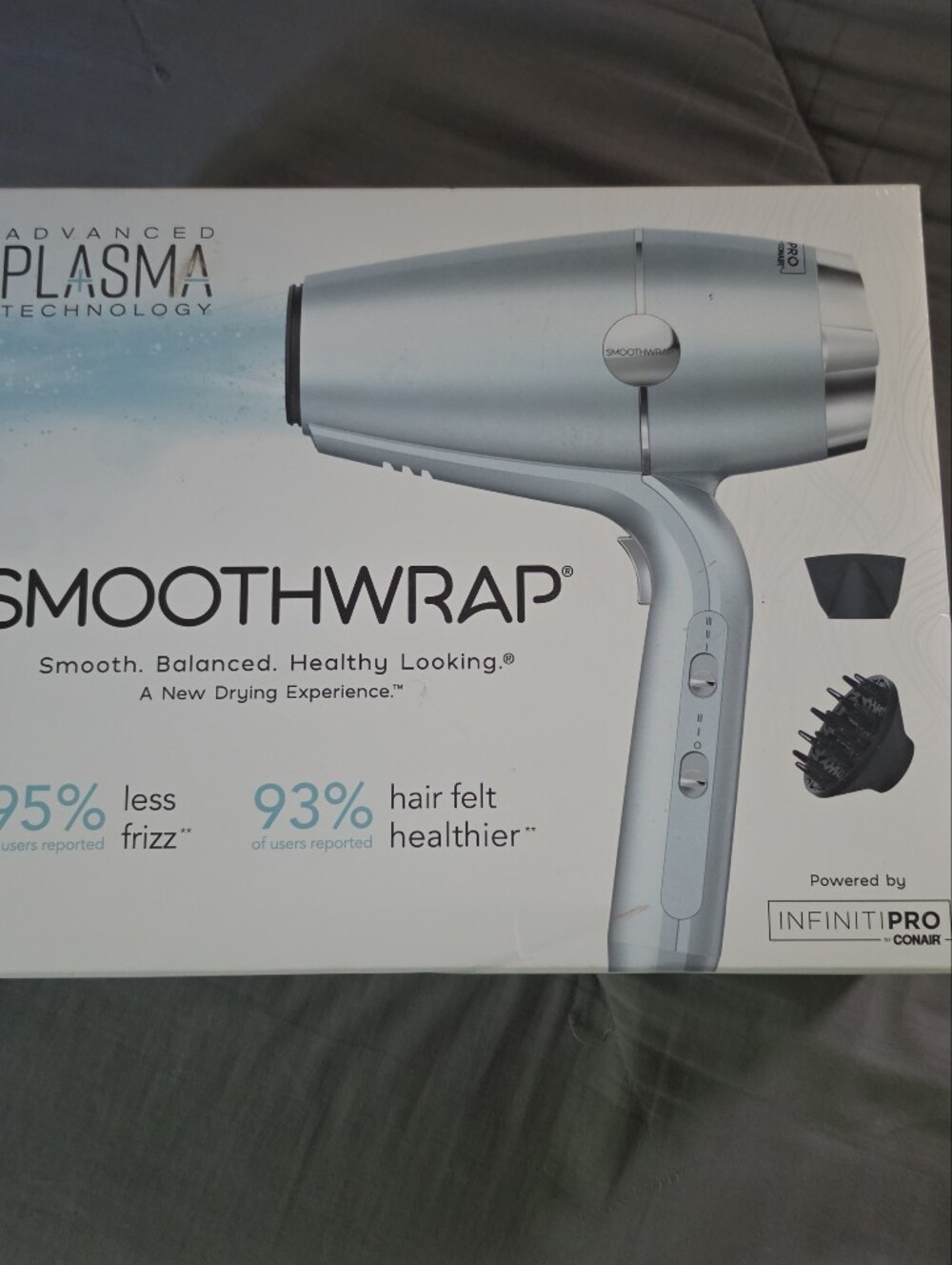 SmoothWrap Advanced Plasma Hair Dryer - Silver